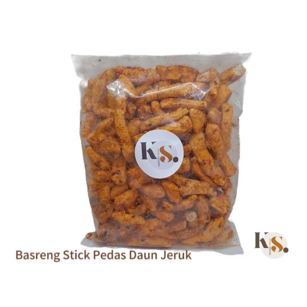 

Snack Basreng Pedas Daun Jeruk Kemasan 200gr