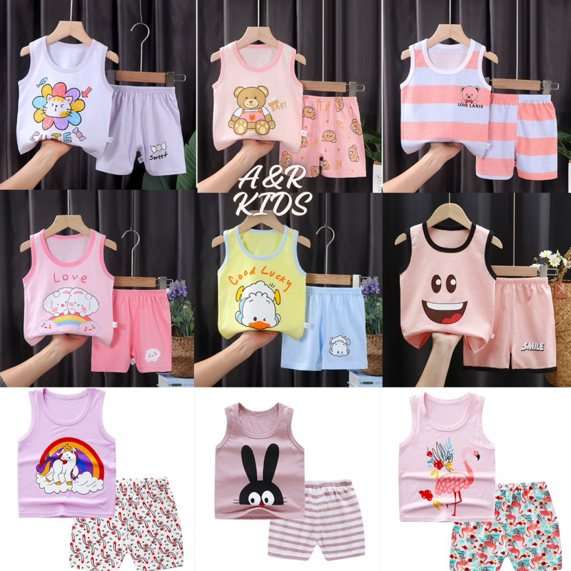 Setelan Kuntung Anak perempuan | Setelan anak cewek import | Grosir baju anak Medan