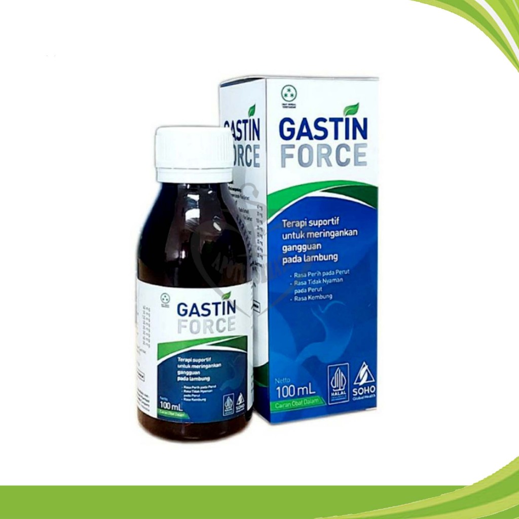 Gastin Force Sirup Obat Lambung Herbal Mengatasi Maag Kembung
