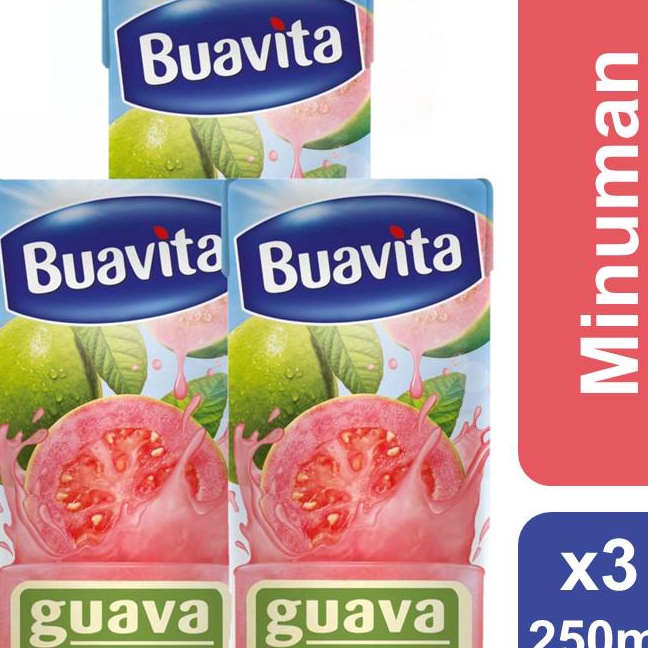 

[KODE FNCHU] Buavita Guava 250ml Multi Pack