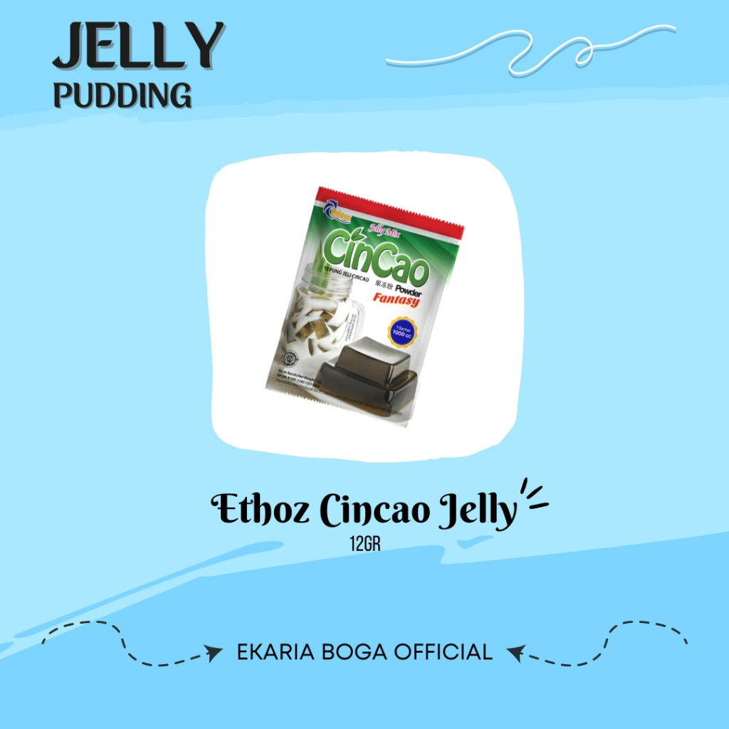 

JELLY | AGAR | TEPUNG JELI | ETHOZ JELLY MIX | ETHOZ CINCAO JELLY