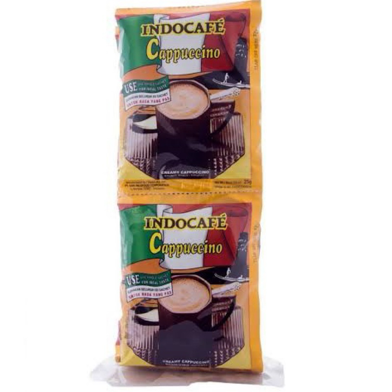 

[RENCENG] Indocafe CAPPUCCINO isi 10 Sachet