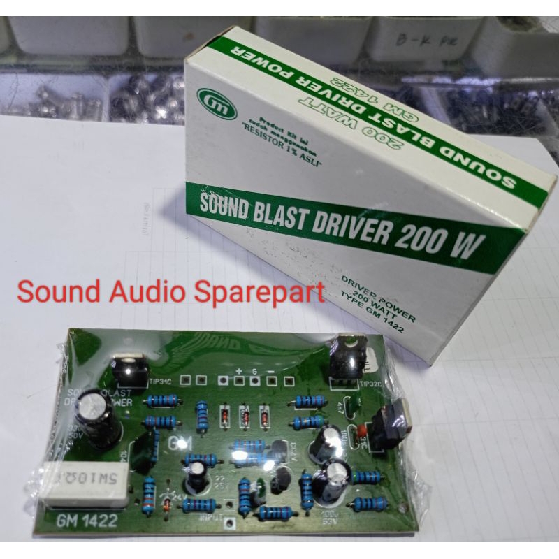 KIT POWER DRIVER AMPLIFIER SOUND BLAST 200 WATT