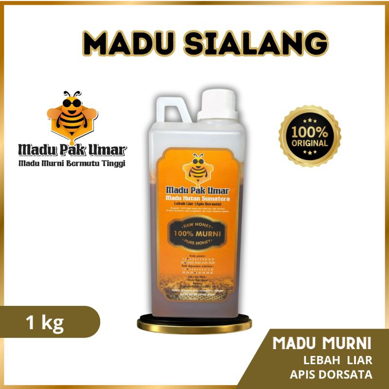 

COD Bisa - Madu Lebah Liar Apis Dorsata Pak Umar 1 kg (Madu Sialang) - Madu ORI