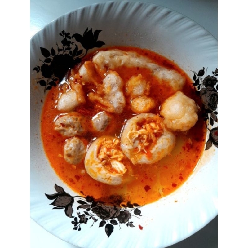 

baso aci mercon baso aci ayam suwir pedas cilok pedas