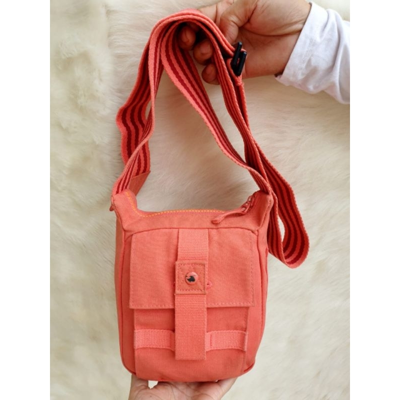 Tas Selempang Adidas Wanita Oren Kanvas