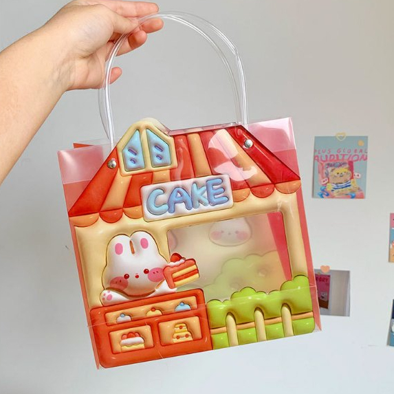 

Tas Hampers Ulang Tahun Thanks Gift Plastik PP Anti Air - Tote Bag Plastik lucu imut