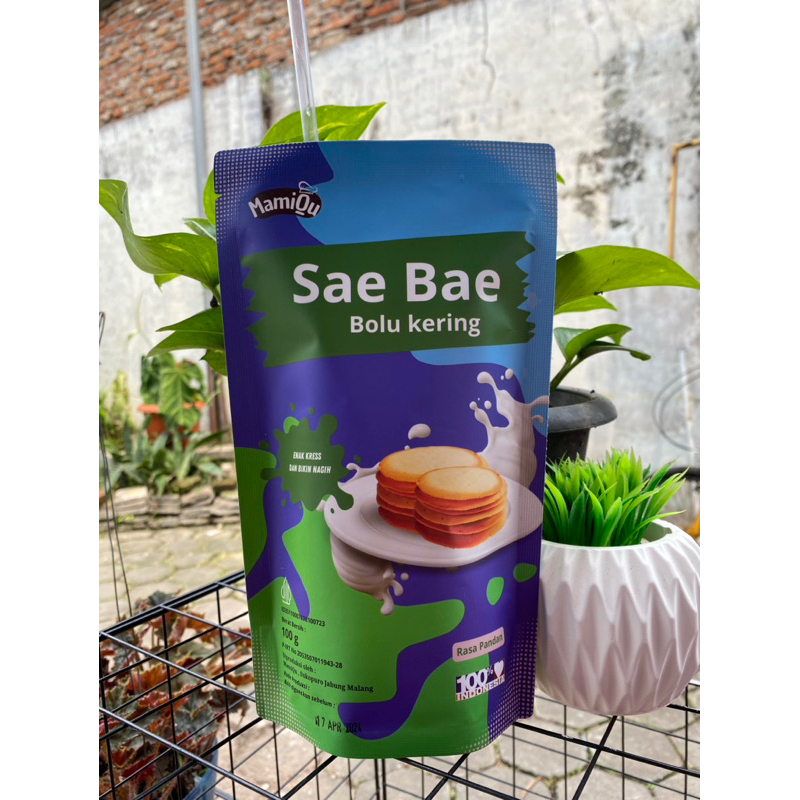 

SAE BAE BOLU KERING Sae Bae rasa Pandan 100 g