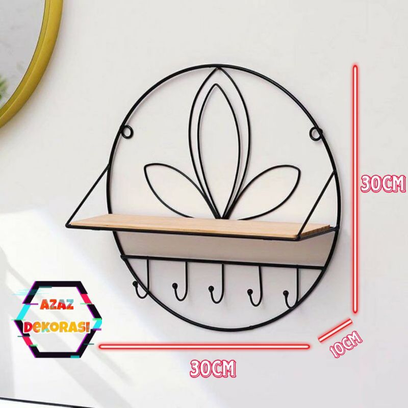 Rak dinding rak dinding tempel hiasan dinding dekorasi kamar dekorasi rumah aesthetic furniture  dek