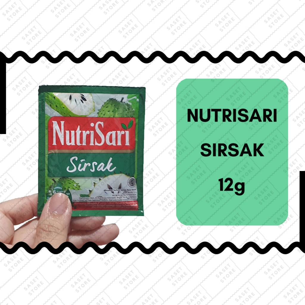 

Nutrisari Sirsak 12g Sachet Minuman Serbuk Instan