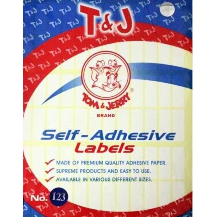 Label TJ 123 / Label Tom and Jerry No 123