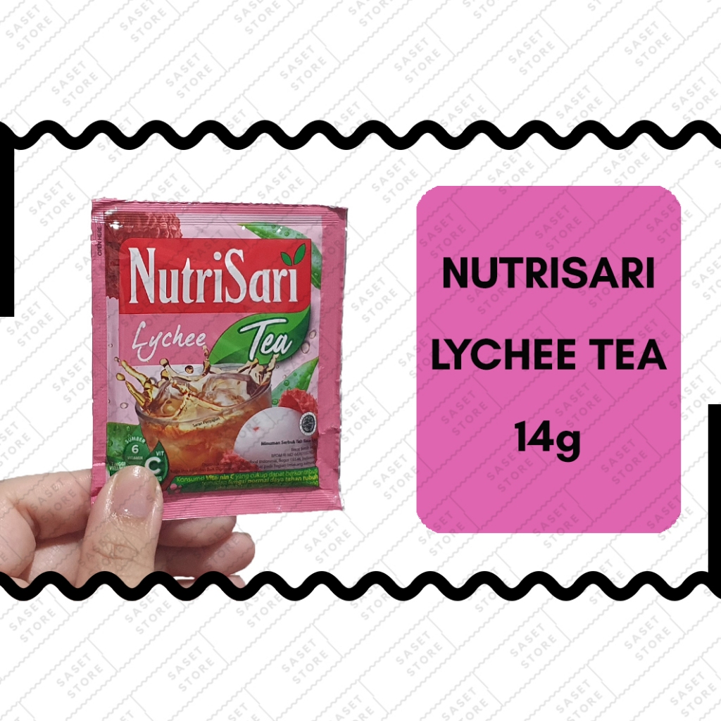 

Nutrisari Tea Lychee 14g Sachet Minuman Serbuk Instan Teh Leci