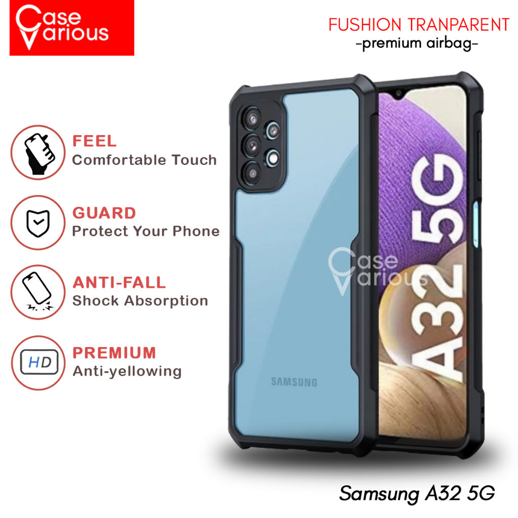 Case Samsung A32 5G Hard Case Fushion Casing Transparent