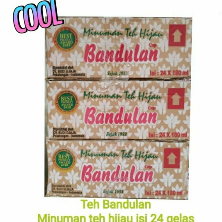 

[♞G21➢] teh bandulan teh hijau | 1 dus isi 24 cup Spesial Discount