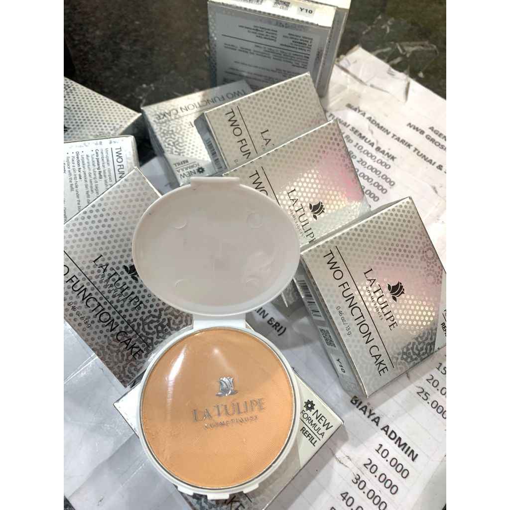 bedak la tulipe two function cake refil Y10