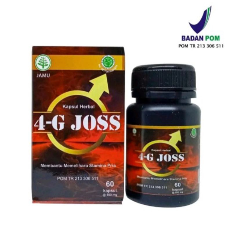 4G JOSS HERBAL ORIGINAL SUDAH BPOM DANHALAL MUI