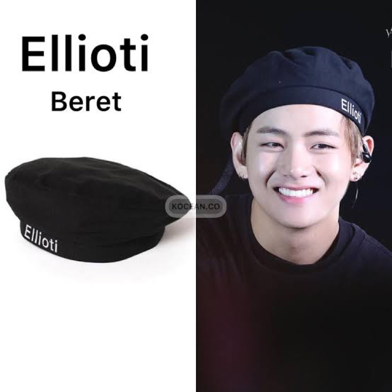 TOPI BERET ELLIOTI V TAEHYUNG BTS
