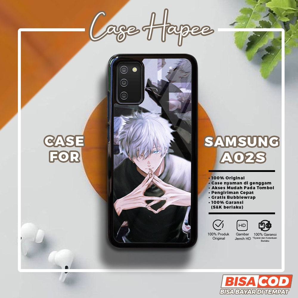 Case Samsung A02S Casing Samsung A02S [GOJO] Casehapee Case Glossy Case Aesthetic Custom Case Premiu