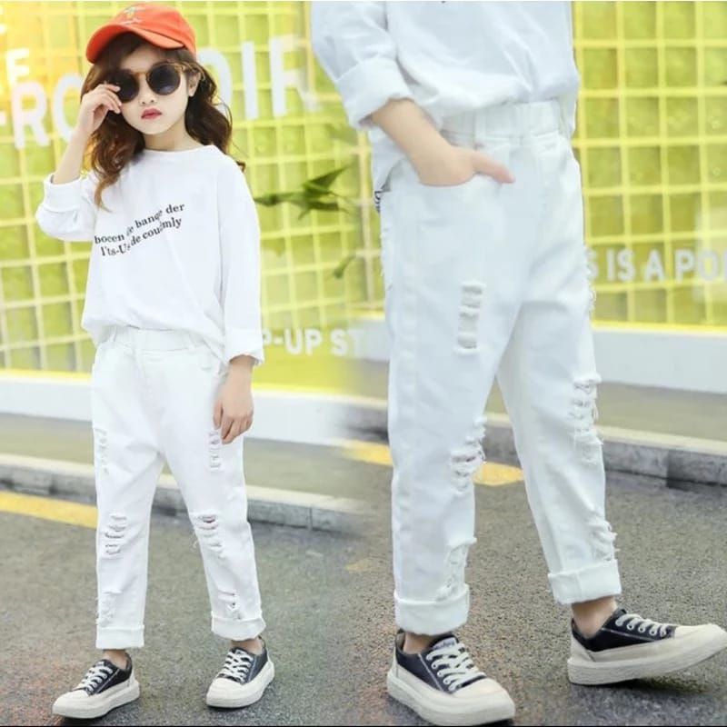 Celana Panjang Ripped anak Fashion / Celana jeans ripped anak / Celana jeans sobek anak
