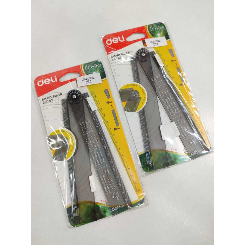 

Deli Foldable Ruler / Penggaris Transparan 30cm Dapat Dilipat Tidak Mudah Patah EG01102