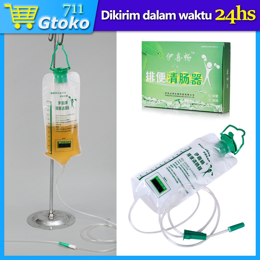 Cleansing Enema Set Reusable Enema Kopi Kit Pembersih Enema / Selang Ujung