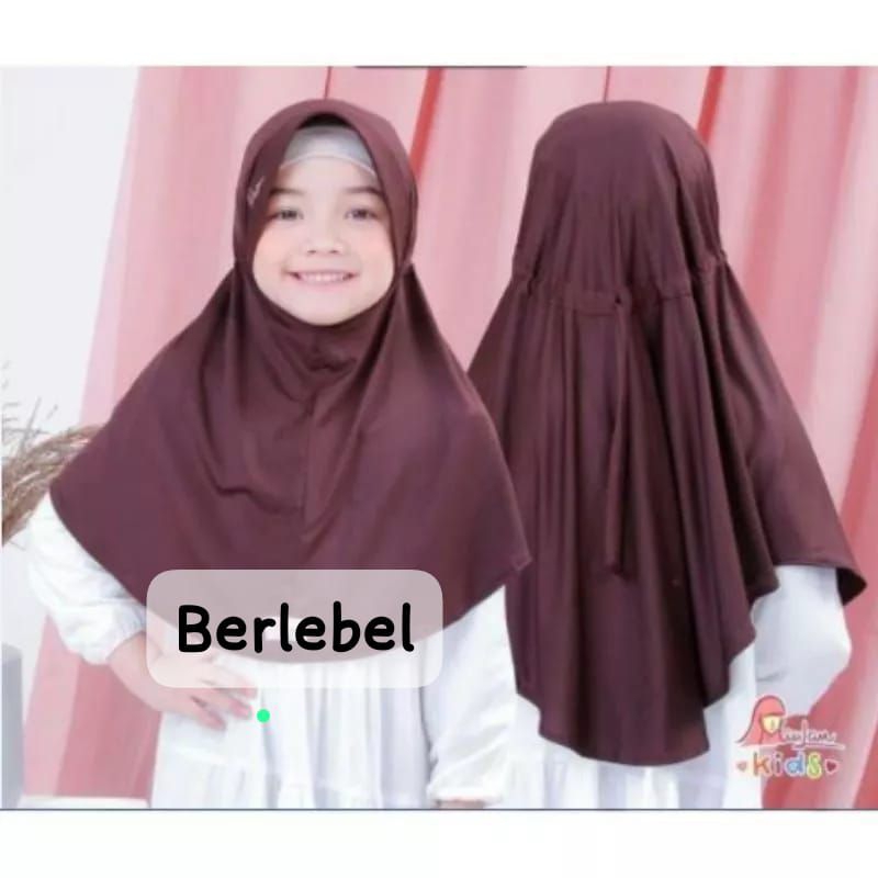 GLOSIR HIJAB SERUT anak - dewasa  JERSEY premium  | Hijab serut anak-dewasa