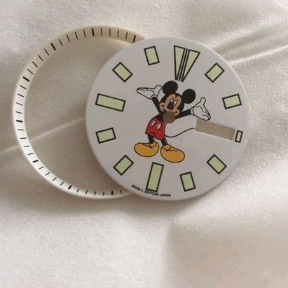 Dial seiko 6309 Mickey mouse aksesoris jam tangan