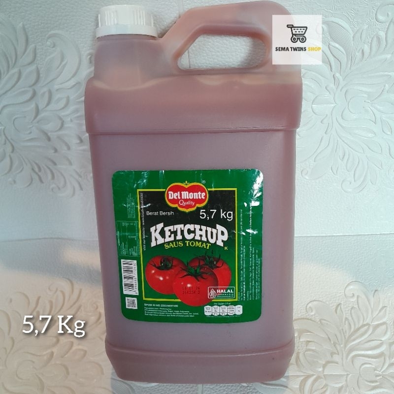 

Delmonte SAUS TOMAT 5,7 Kg - Ketchup Jerigen
