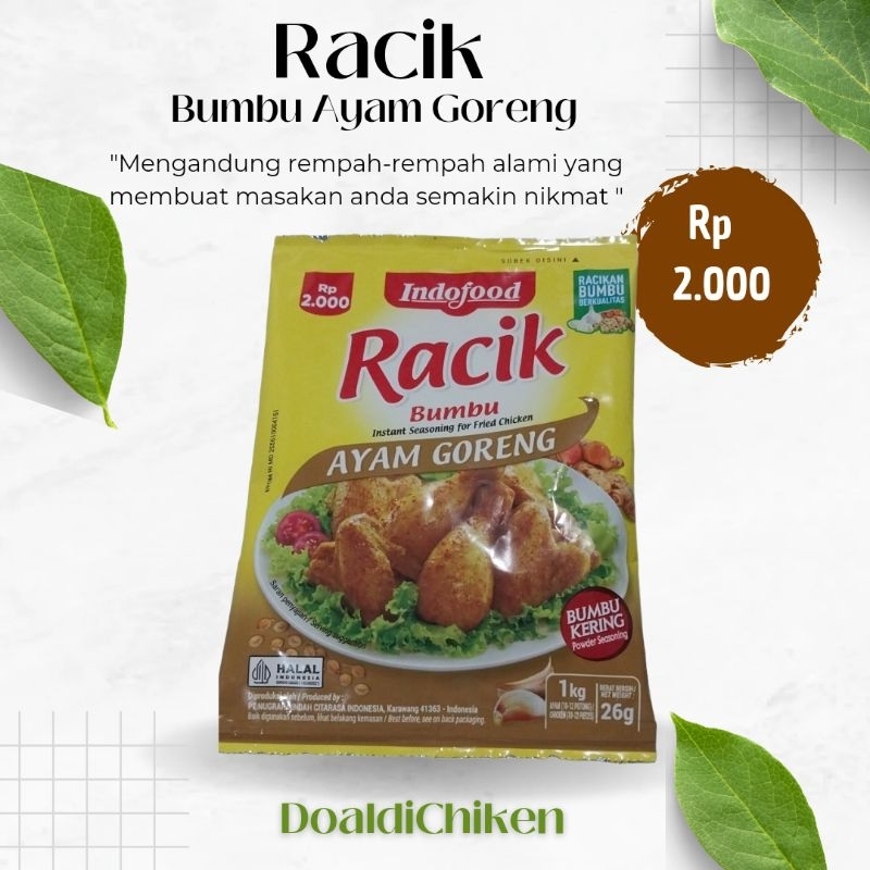 

Indofood Bumbu Racik Ayam Goreng 26g