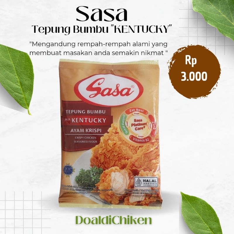 

Sasa Tepung Bumbu Kentucky 70g