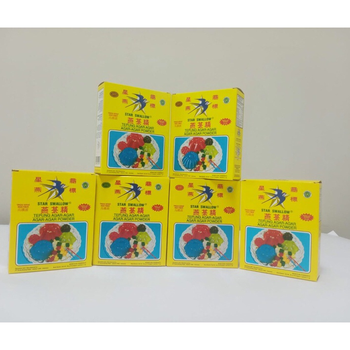 

Promo Agar Agar Star Swallow 6 box @12sachet/Bening