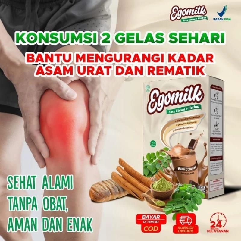 

Egomilk Susu Etawa Mengatasi Nyeri Sendi Rematik Asam Urat Dan Pegel Linu
