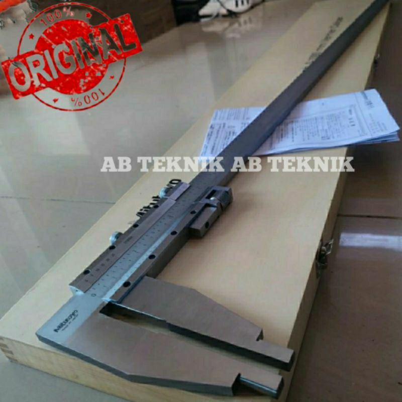Mitutoyo Panjang 1 Meter Vernier Caliper 40 inch - 0-1000 mm Sigmat jangka sorong manual