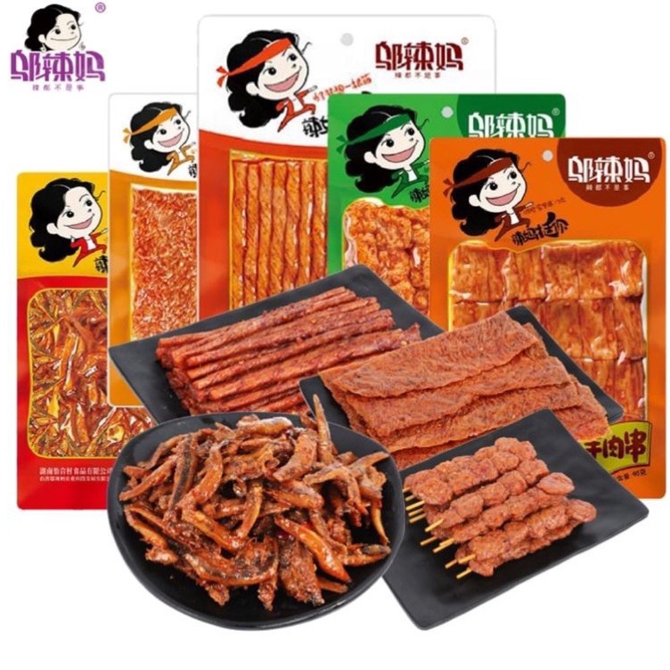 

Terkini (HALAL) 邬辣妈 酒鬼豆筋 香辣味 辣条 Wulama Latiao Spicy Tofu