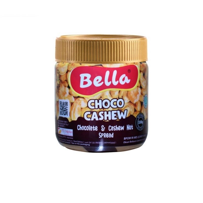 

Bella Spread Cashew Nut 330 Gram(Selai kacang cokelat)