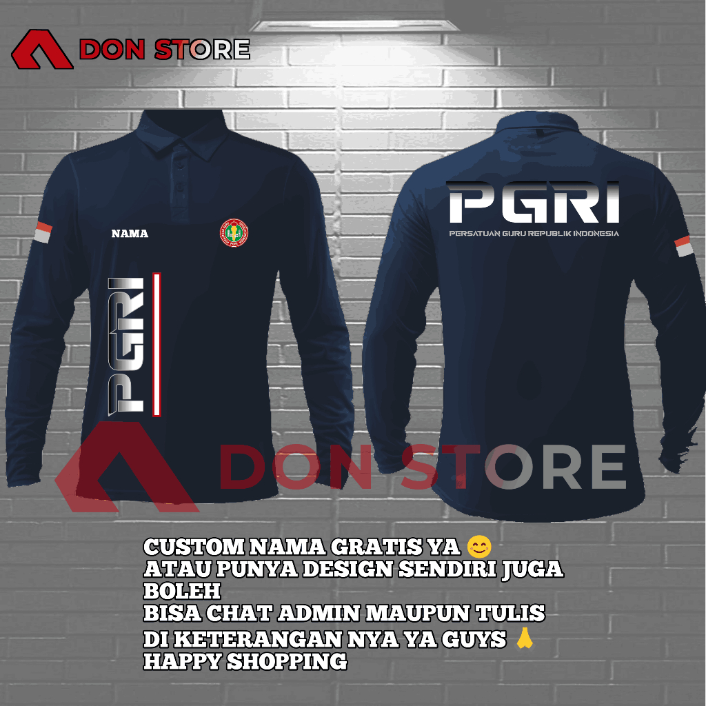 Kaos Polo PGRI / Kaos Wangki PGRI / Kaos Berkerah PGRI