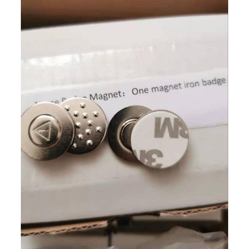 

Name tag bage Magnet D 20mm (ada Lem 3M)