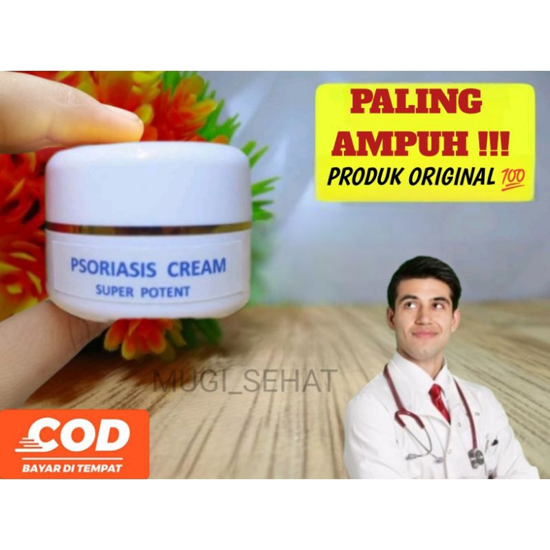 SALEP PSORIASIS CREAM SUPER POTENT OBAT EKSIM GATAL BADAN KAKI KEPALA 
