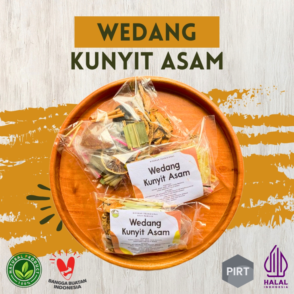 

Wedang KUNYIT ASAM Rempah Asli Khas Mamigus