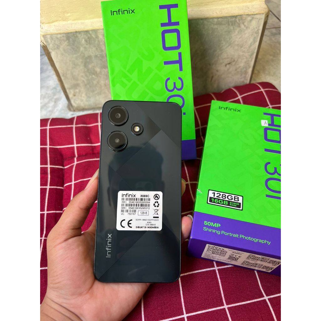 Infinix Hot 30i 8/128GB SECOND FULLSET