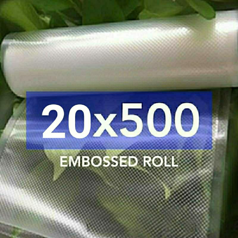 Plastik Vacuum Makanan EMBOSS ROLL CLEAR Plastik Vakum BINTIK BENING PREMIUM Plastik Vakum Makanan F