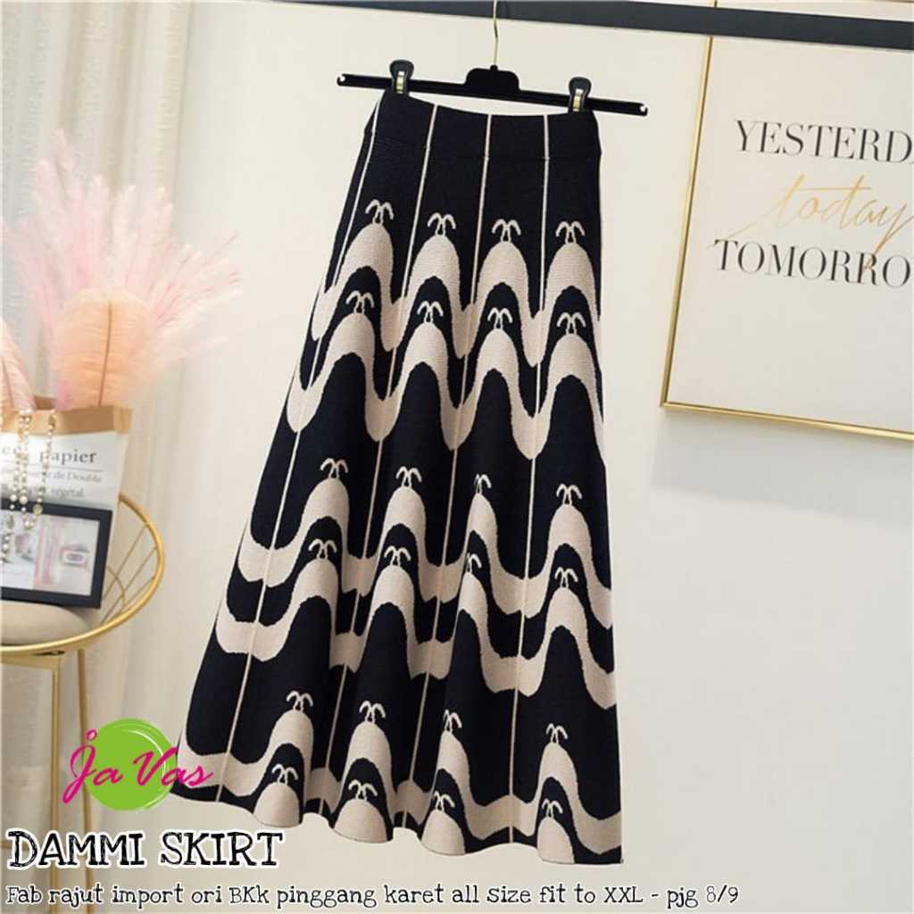 Dammi Skirt Rok Rajut Import BKK