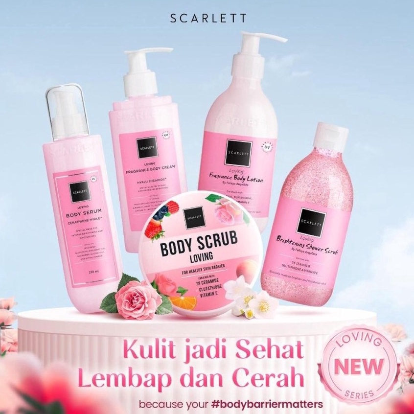 Stock Banyak ❤️ Pamelo ❤️ Scarlett Loving Series | Lotion Loving | Scarlett Paket Loving |