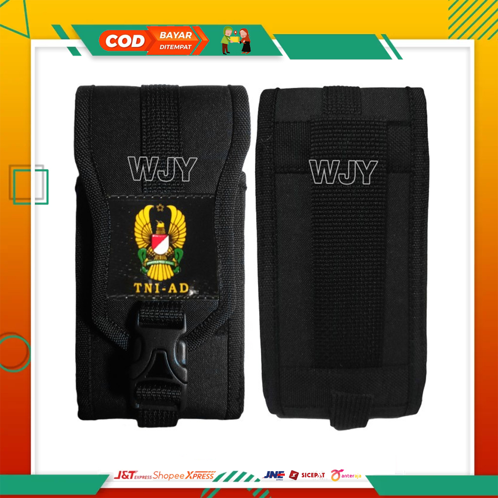 SARUNG HP PINGGANG TACTICAL LOGO TNI