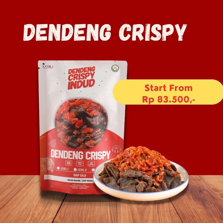 

Murah Dendeng Sapi Crispy / Kering Indud 125 Gram - 250 Gram