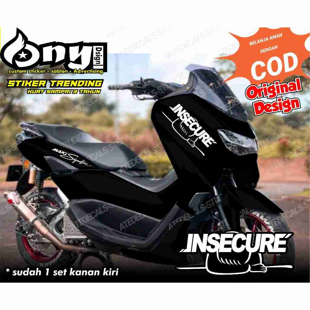 STIKER NMAX INSECURE STIKER NMAX TERBARU STRIPING NMAX 2023 VARIASI Nmax