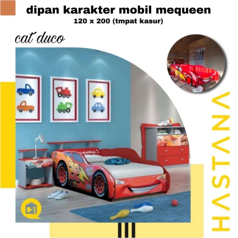 dipan anak dipan mobil dipan karakter dipan bentuk mobil