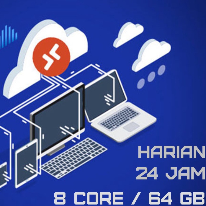 Model Terkini RDP Harian 3ghz FULL GARANSI GCP emulator 4,8 core 16,32,64 gb