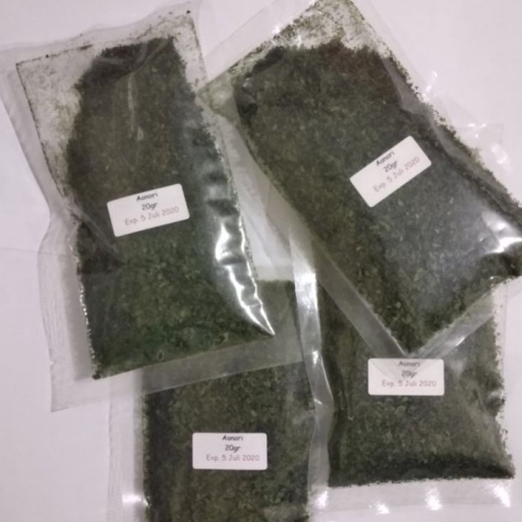 

Terlaku. Ao Nori Ko | Aonori | Nori Bubuk 20g | Nori Flakes | Rumput Laut