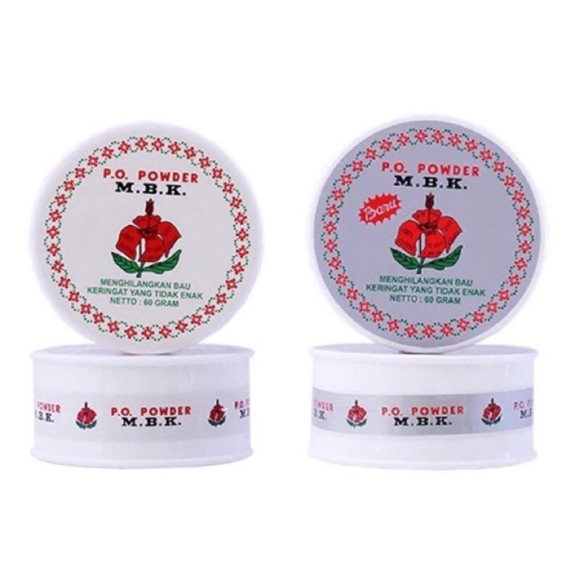 M.B.K Deodorant Bedak 60gr Tin Pot || MBK Tawas Ketiak Anti Bau Biang, Anti Bau Badan || Deodorant P